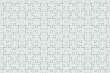 ジグソーパズルピースのベクターシームレスパターン