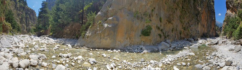 Samaria-Schlucht auf Kreta