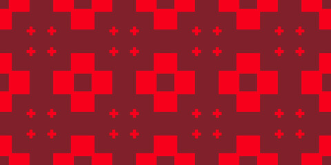 Pixel style background seamless pattern. Vector illustration