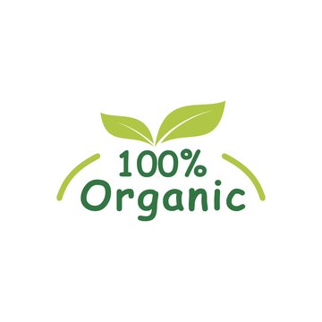 organic food logo set
