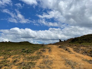 landscape with clouds