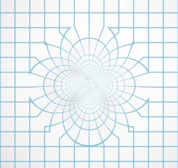 abstract background with blue geometric lines