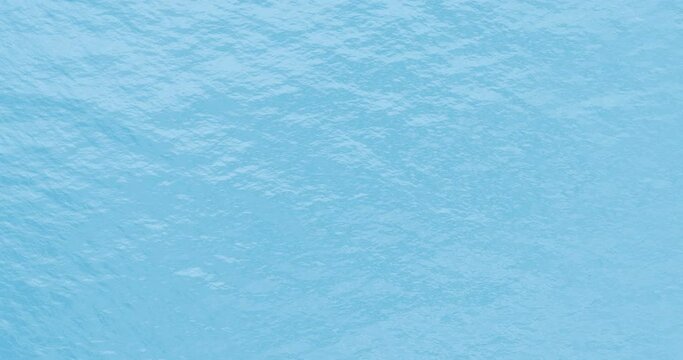 Moving water texture, liquid pattern, similar to waves. Abstract 3d rendering. Dynamic motion, electromagnetic waves. 4k fluid animation. 3d blue wave surface, similar to shiny liquid glass. Top view