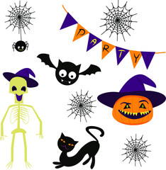 set of halloween icons