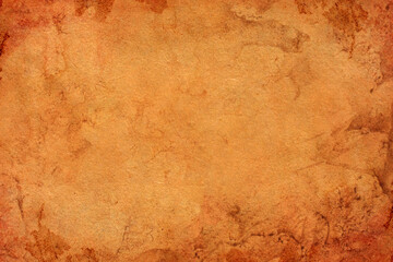 Old brown paper grunge for background. Abstract liquid coffee color texture.