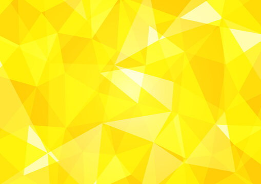 黄色のポリゴン背景イラスト 幾何学模様 Polygonal Background Yellow Stock Vector Adobe Stock