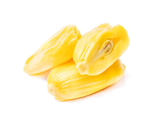 Ripe Jackfruit isolated on white background