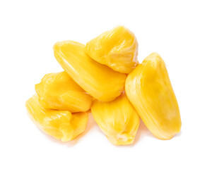 Ripe Jackfruit isolated on white background