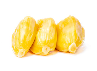 Ripe Jackfruit isolated on white background