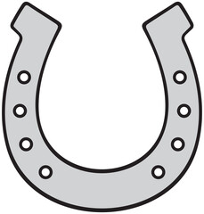 Horseshoe icon vector illustration design