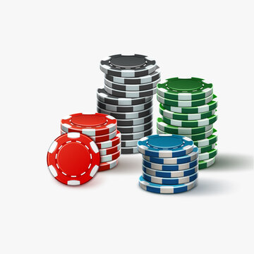 Poker Playing Chips Casino Game