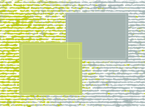 Space for text on an abstract background in yellow and gray, as well as for reference material and labels.
