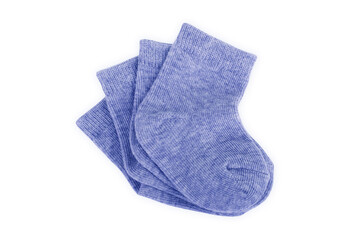 double socks mockup isolated on white background