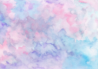 Pastel abstract texture background with watercolor