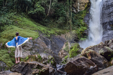 Obraz premium waterfall in the mountains