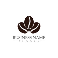 coffee bean icon vector