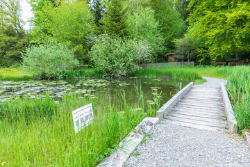 infotafel über die brücke naturparadies hurstmoos-verein hindelbank burgdorf schweiz