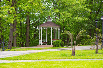 gazebo in the garden