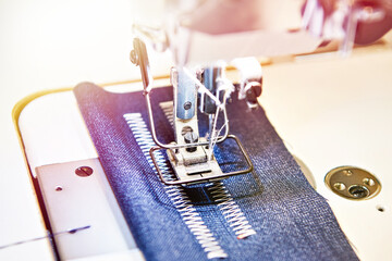 Press foot and needle sewing machine