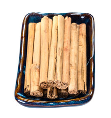 end view of alba premiumin ceylon cinnamon in bowl