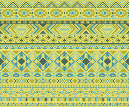 American indian pattern tribal ethnic motifs geometric image background.