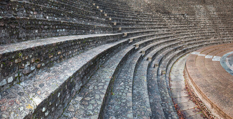 The old ancient roman Amphitheater  - Lyon, France