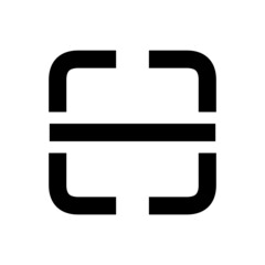 Fototapeta premium bar code sign, qr code reader, bar code reader for paying by smartphone, payment by scanning qr code or bar code