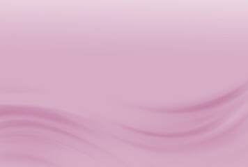 Pink cloth background abstract with soft waves. 3D illustration