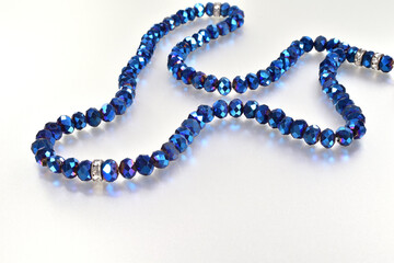 Blue beads made religious Tasbeh