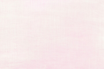 background of natural linen texture dyed in peach pink gradation