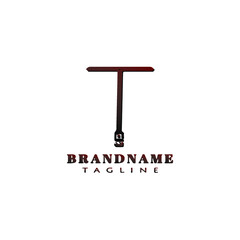 cute allen key logo icon cartoon design vector illustration