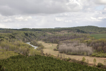 Obraz premium Early Spring in Siberia