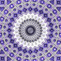 3d effect - abstract mandala style pattern 