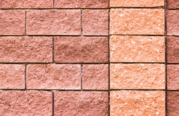 Brick wall - texture of stone close up. Brick background.