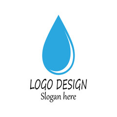 Water drop Logo Template vector illustration design