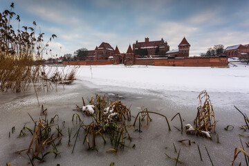 Malbork castle known Teutonic Order, Malbork, Pomeranian Voivodeship, Poland.