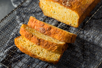 Homemade Cheesy Bread Loaf