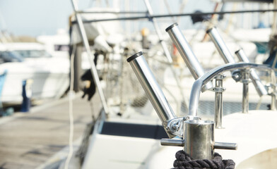 Fishing accessories - rod holder on a board