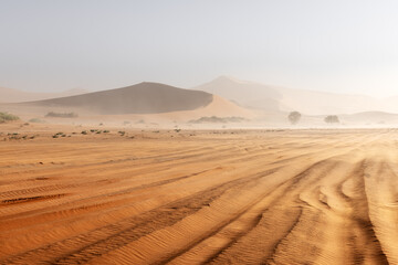 Fototapeta na wymiar Sossusvlei in the Namib desert of Namibia