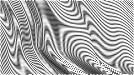 smooth abstract line wave background