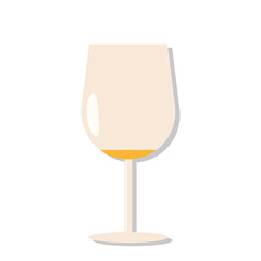 Isolated empty beer glass icon Vector illustration