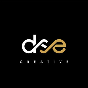 DSE Letter Initial Logo Design Template Vector Illustration
