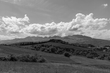 Borrello, Chieti, Abruzzo.  Panorama.  Borrello is an Italian town of 338 inhabitants in the...