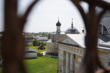 City Torzhok. Borisoglebsky Cathedral in the territory of the oldest Orthodox Borisoglebsky Monastery.