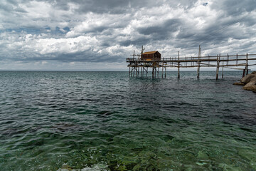 At the foot of the ancient village of Termoli, the Promenade of the Trabucchi winds its way, a...