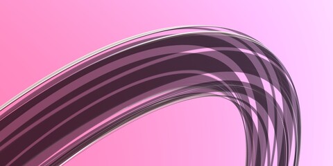 pink background with waves