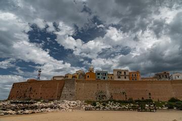 Termoli. Glimpses of the old town. Termoli is an Italian town of 32 953 inhabitants in the province...