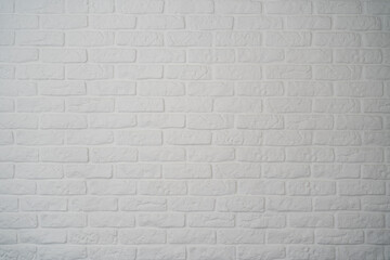 Fototapeta biała ceglana ściana, tło obraz