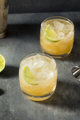 Refreshing Cold Rum Canchanchara Cocktail