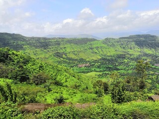 Fototapeta na wymiar landscape of the hills of region